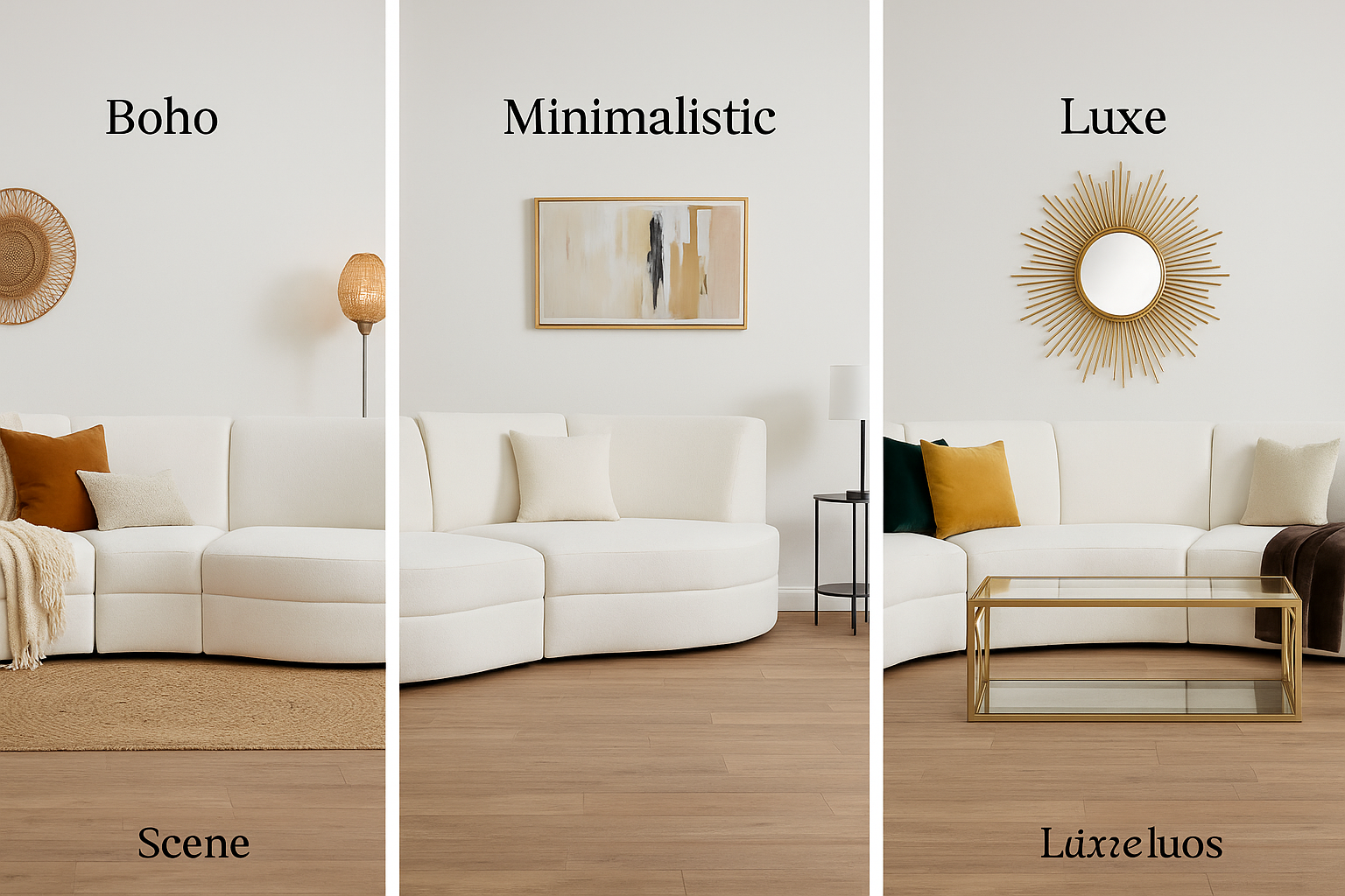 One Sofa, Three Luxe Looks