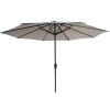 9' Outdoor Patio Aluminum Umbrella, Outdoor Table Umbrella,Market Umbrella with 8 Sturdy Ribs, UV 50+ Protection